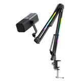 Havit Gamenote GK71 Pro RGB Yayıncı Mikrofonu, 24-Bit, 192kHz, XLR & Type-C, Stantlı
