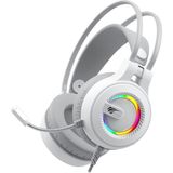 Havit Gamenote H2040D Rgb Aydınlatmalı Mikrofonlu Gaming Oyuncu Kulaklığı (Dönüştürücü dahil değildir) - Beyaz