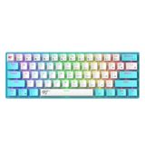 Havit Gamenote KB903L Mavi RGB %60 TKL Red Switch Kablolu Mekanik Oyuncu Klavyesi
