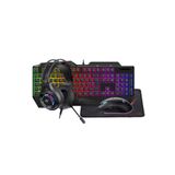 Havit Gamenote Kb905cm-tur 4'lü Gaming Set – Klavye, Mouse, Kulaklık, Mousepad – Rainbow, Pc Uyumlu