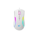 Havit Gamenote Ms1033 Rgb Uyumlu 8000 Dpı Ayarlanabilir Ağırlıklı Beyaz Gaming Makrolu Oyuncu Mouse