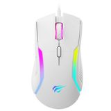 Havit Gamenote MS1033 RGB Uyumlu Beyaz Gaming Makrolu Oyuncu Mouse 8000 DPI