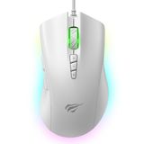 Havit Gamenote MS1040 V1 Rgb Gaming Oyuncu Mouse - 8000 Dpı, 8 Tuşlu Programlanabilir - Beyaz