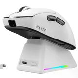Havit Gamenote MS955WB Siyah RGB Şarjlı Optik Kablolu/Kablosuz Oyuncu Mouse