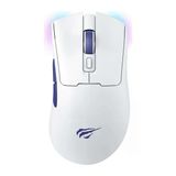 Havit Gamenote Ms966se Beyaz-Mavi Rgb Şarjlı Optik Kablolu/Kablosuz Oyuncu Mouse