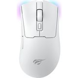 Havit Gamenote MS966SE Kablosuz Gaming Mouse 3 Mod Bağlantı, 10000 Dpı, Rgb, Bt V5.2 - Beyaz