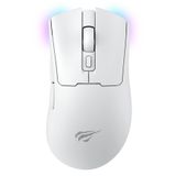 Havit Gamenote MS966SE Kablosuz Gaming Mouse - Beyaz – 3 Mod Bağlantı, 22000 DPI, RGB, BT V5.2