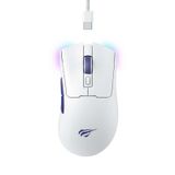 Havit Gamenote MS966WB Profesyonel RGB Wireless Optik Oyuncu Mouse beyaz
