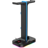 Havit Gamenote RGB Işıklı Gaming Kulaklık Standı 2*USB Portu TH650