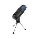 Havit Gk51 Oyuncu ve Yayıncı Mikrofonu Siyah, Mini Masa Tripodlu (outlet)