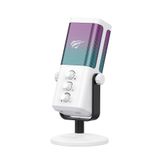 Havit GK65 RGB Profesyonel Yayıncı Mikrofonu 192kHz 24Bit Hi-Fi Dahili Ses Kartlı