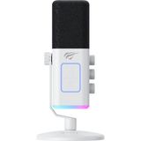 Havit GK71 Rgb Profesyonel Yayıncı Oyuncu Mikrofonu Type-C Xlr 24BIT/192KHZ - Beyaz