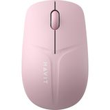 Havit MS48GT Kablosuz Sessiz Mouse 1600 DPI Ev - Ofis Kullanımı İçin Hafif Tasarım - Pembe