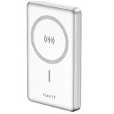 Havit PB5203 Beyaz 10000 mAh 20 W Ultra İnce Kablosuz MagSafe Powerbank Outlet - Teşhir