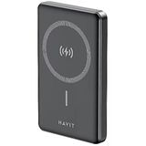 Havit PB5203 Siyah 10000 mAh 20 W Ultra İnce Kablosuz MagSafe Powerbank Outlet - Teşhir