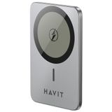 Havit PB5249 MagSafe 15W 3000mAh Ultra İnce 5.8mm Alüminyum Powerbank