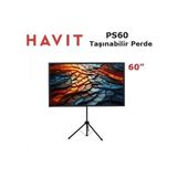Havit Ps60 Taşınabilir Ayaklı Projeksiyon Perdesi 60 Inç Beyaz