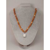 Havlit Taşlı Rudraksha Tohum Kolye Dolama Bileklik 8mm 49714