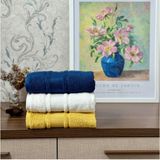 Havlu 3’lü %100 Pamuk El Yüz Havlusu 90X50CM Banyo Havlusu Colourist - Renkli - 50 x 90 cm
