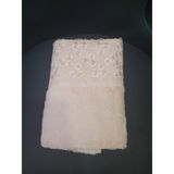 Havlu Dekoratif Güpürlü Banyo Havlusu, 82x47 cm, Pembe