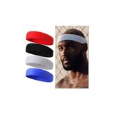 Havlu Kafa Bandı; Unisex, Fitness ve Spor Antrenmanı Seti, Beyaz, Siyah, Kırmızı, Mavi - Standart - Çok Renkli