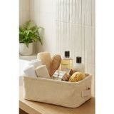 Havlu Kumaş Banyo Düzenleyici Sepet Dekoratif Çok Amaçlı Organizer Kutu 30x22x10