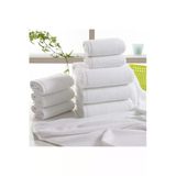 Havlu Preminyum Otel Havlusu 1 Adet %100 Pamuklu Banyo Havlusu Yüksek Kalite 450 Gr 70*140 Cm - Beyaz