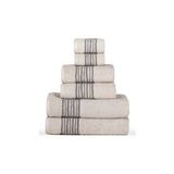 Havlu Set 6 Lı 70*140 cm 2 Adet 50*90 cm 2 Adet 30*50 cm 2 Adet Gri - 70 x 140 cm - Açık Gri
