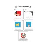 Havlu/bornoz Askısı Mat Siyah Askılık / 2 Adet Ikili Askılık/banyo Mutfak Havlu Askısı - 0 - 1 Ay - 0 - 3 Yaş