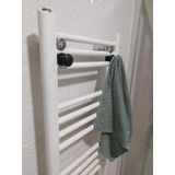 Havlupan Radyatör Askısı, Banyo Askısı, Bornoz Askısı, Kolay Kurulum, Havlu Kıyafet Askısı, Banyo Kurutmalık (SİYAH)