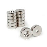 Havşalı 12X8-4X5Mm Havşa Delik Neodyum Miknatis, Adet Seçmeli 10 Adet