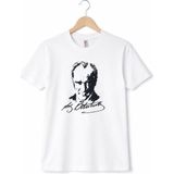 Havuç Atatürk Baskılı 23 Nisan Özel Kız Erkek Unisex Çocuk Tişörtü - 0 Beyaz - 3 Yaş