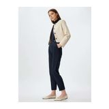Havuç Kesim Kumaş Pantolon 5WAK40035PW Lacivert