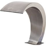 Havuz 12852 şelale Kobra 1000-400 mm 316 kalite 1,2 mm Paslanmaz çelik El Yapım