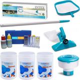 Havuz Bakım Seti Temizlik Aparatı + Klor + Ph + Flatör +Test Kiti
