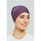Havuz Deniz Düz Bone R-999-B Mor - Standart