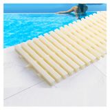 Havuz için 2 Adet Bej Tahliye Izgarası Seti - 20 cm (7,9 inç) Dayanıklı Duş Süzgeci, Verimli Su Akışı Yönetimi ve Güvenliği İçin Kolay Kurulum Drenaj Izgarası