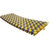 HavuzcuMarket 20 cm Kare Model Renkli Havuz Taşma Izgarası Tek Geçme Sarı/lacivert