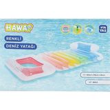 Hawai Renkli Deniz Koltugu 180x78x29 cm Lüks Tasarım ve Konfor Sunan Şişme Yatak