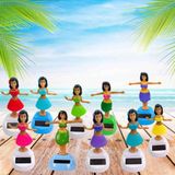 Hawaii Sürekli Dans Eden Prenses Bebek Peri Kızı Solar Güneş Enerjili, Rastgele Renk, Eğlenceli Dekoratif Oyuncak