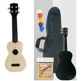 Hawaiian 4 Telli Ukulele Bej Renk