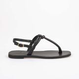 Hawen Angels Kadın 1cm Tpu Taban Deri Parmak Arası Sandalet 8920-04