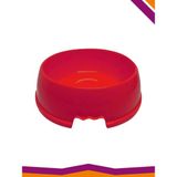 Hawhaw Jumbo Plastik Köpek ve Kedi Mama ve Su Kabı 4 Lt - Kırmızı
