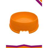Hawhaw Jumbo Plastik Köpek ve Kedi Mama ve Su Kabı 4 Lt - Turuncu
