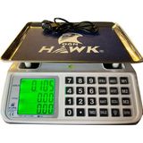 Hawk 60 kg Kapasiteli Elektronik Hesaplamalı ve Sayım Özellikli Terazi Dijital Şarjlı Kefeli Tartı Bakkal Manav Kasap Pazarcı Terazisi