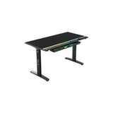 Hawk Gaming Chair ION S Çift Motorlu Yükseklik Ayarlı RGB 140x70 Siyah Renk Çalışma ve Oyuncu Masası