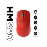 Hawk Gaming Hm220 1k Hz 12000 Dpı Tri-mode Kablosuz/bluetooth Kırmızı Gaming Mouse Gaming cok-renkli