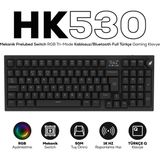 Hawk HK530 Mekanik Prelubed Switch Rgb Tri-Mode Kablosuz/bluetooth Full Türkçe Gaming Klavye