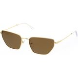 Hawk HW2324-01 56 Polarize Unisex Güneş Gözlüğü - Altın