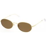 Hawk HW2326-01 54 Polarize Unisex Güneş Gözlüğü - Altın - Kahverengi